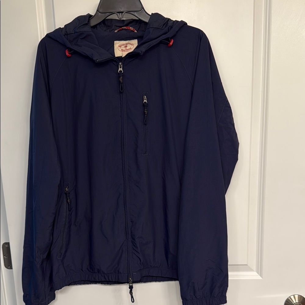 Men’s Brooks Brothers Windbreaker Nylon Navy Jacket. Size Large